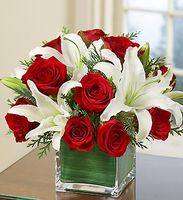 Christmas Rose and Lily Bouquet Christmas Rose and Lily Bouquet