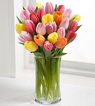 Color Assorted Tulip Bouquet Getwell