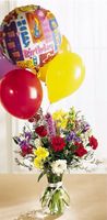 Colorburst Birth Day Arrangement
