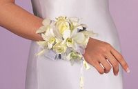 Dendrobium & Rose Wristlet