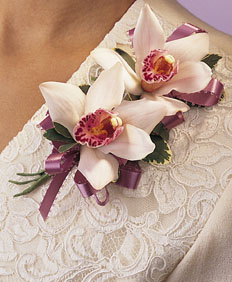 Double Cymbidium Corsage 