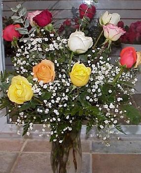 Dozen Mixed roses