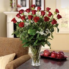 Elegant 18 Red Roses