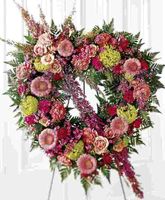 Eternal Rest Heart Wreath