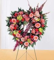 Eternal Rest Heart Wreath 