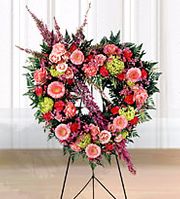 Eternal Rest Heart Wreath