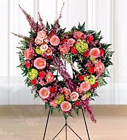 Eternal Rest Heart Wreath