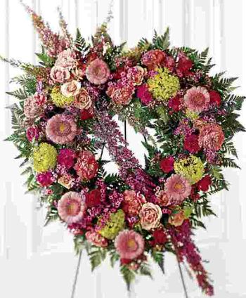 Eternal Rest Heart Wreath