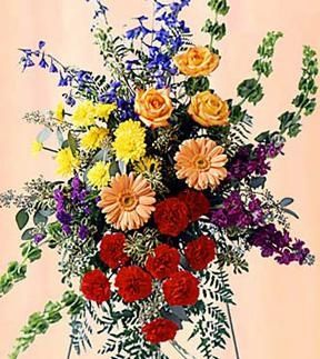 Fond Farewell Standing Spray Sympathy
