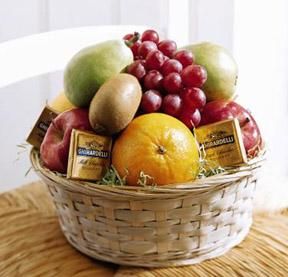 Fruit and Chocolate Basket