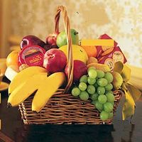 Fruit assorted fruit basket