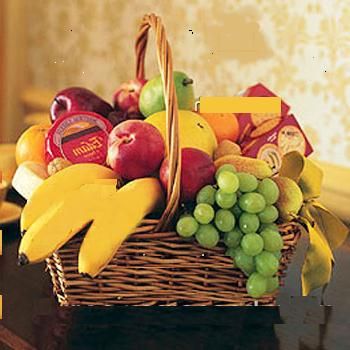 Fruit assorted fruit basket