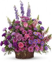 Gracious Lavender Basket  