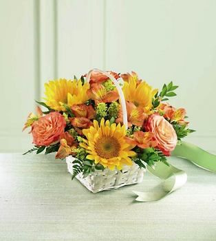 Happy Blooms Basket