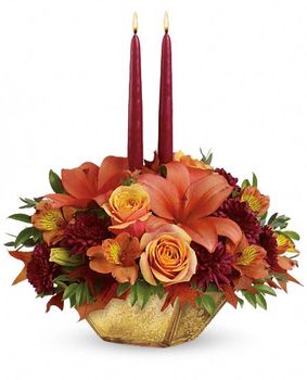 Harvest Gold Centerpiece