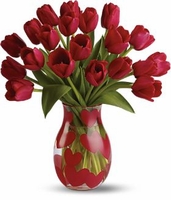 Heart Tulips Bouquet 