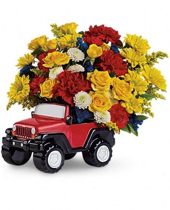 Jeep Wrangler Flowers