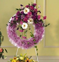 Lavender Wreath 