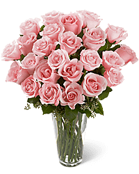 Long Stem Pink Rose Bouquet 24 rose