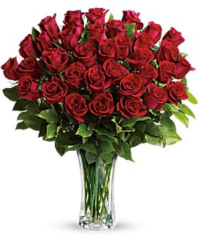 Long Stemmed Red Roses Happy 