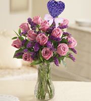 Passion for Purple Rose Bouquet 
