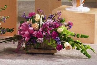 Pastel Garthering Basket Sympathy