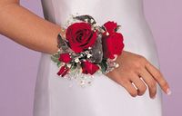 Red Rose Wristlet