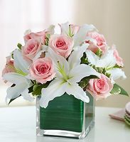 Rose and Lily Cube Bouquet Rose and Lily Cube Bouquet
