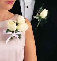 Rose Corsage and Boutonniere