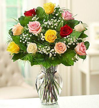 Rose Elegance Premium Long Stem Assorted Roses 