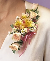 Spray Rose and Alstroemeria Corsage