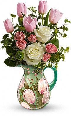 Spring Pitcher Bouquet
