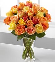 Sun-Drenched Autum Rose Bouquet 24 Stems Sun-Drenched Autum Rose Bouquet 24 Stems
