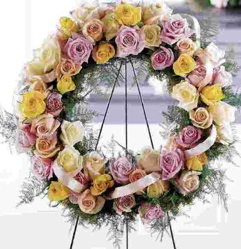 Sympathy Rose wreath