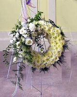 Sympathy White wreath