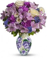 Teleflora's Sweet Violet Bouquet Flowers 