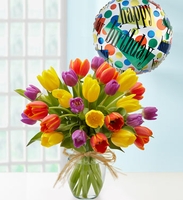 Timeless Tulips Happy Birthday 