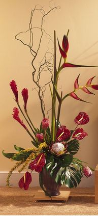 Tropical with Heliconia