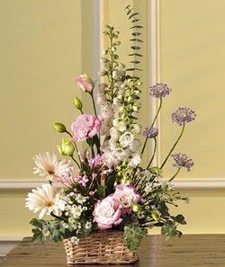 White and Pastel Basket