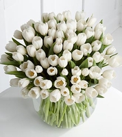 white blooms