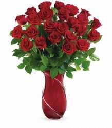 Wrapped In Roses Bouquet Two Dozen Roses 