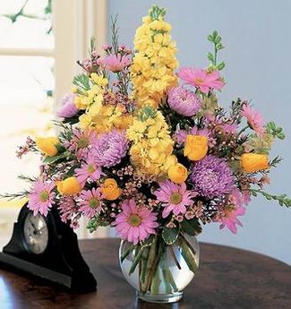 Yellow and Lavender Delight