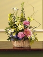 Yellow and Pastel Basket Yellow and Pastel Basket