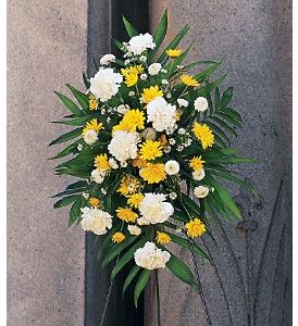 Yellow Dawn Spray Sympathy