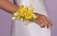 Yellow Rose Wristlet