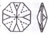 Crystal Prisms-1 hole Octagon-1081 Crystal Prisms-1 hole Octagon-1081