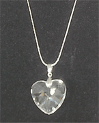 Heart-Crystal Necklaces-870-28P