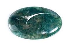 Moss Agate Worry Stone Moss Agate Worry Stone