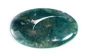 Moss Agate Worry Stone Moss Agate Worry Stone