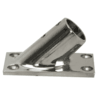 Whitecap 1" O.D. 45° Rectangle Base SS Rail Fitting Whitecap 1" O.D. 45° Rectangle Base SS Rail Fitting